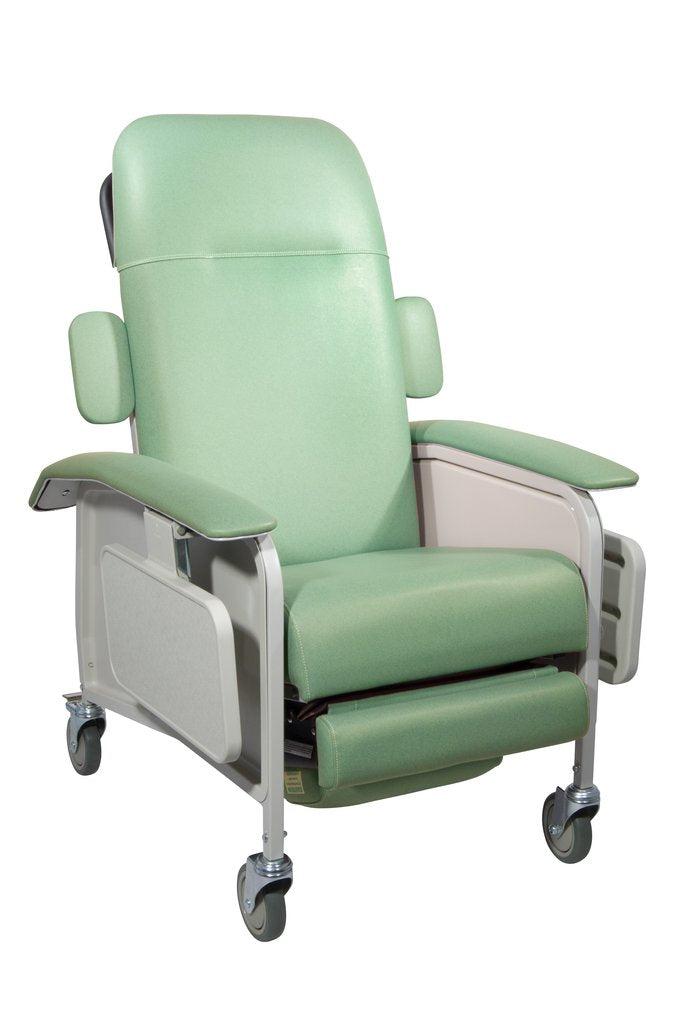 Drive Medical D577 clinical care recliner, jade