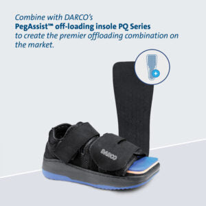 Darco MedSurg Duo: Post-Op Open-Toe Shoe Unisex