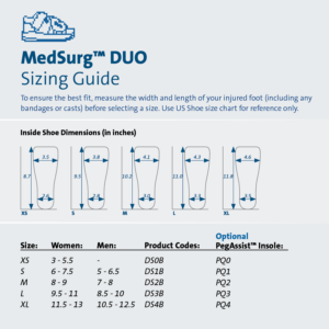 Darco MedSurg Duo: Post-Op Open-Toe Shoe Unisex