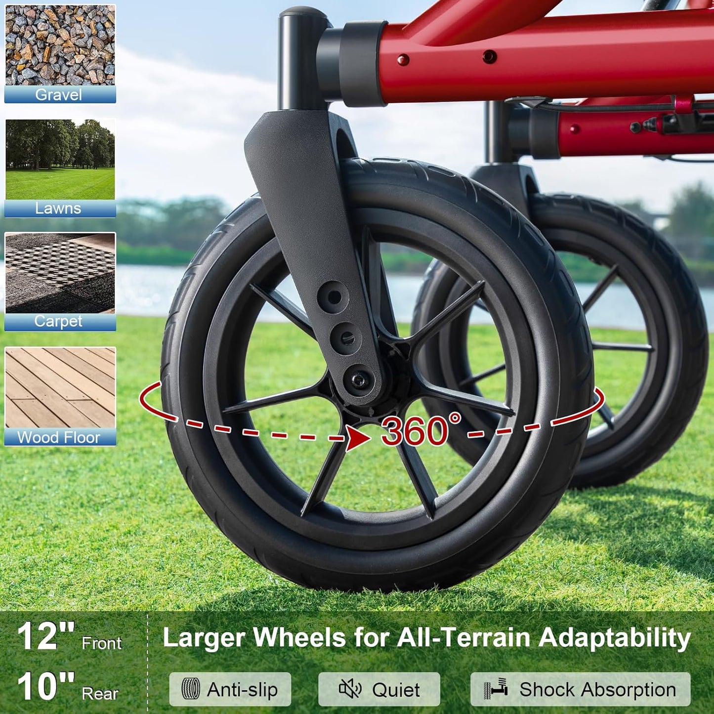 MaxWalk All-Terrain Rollator