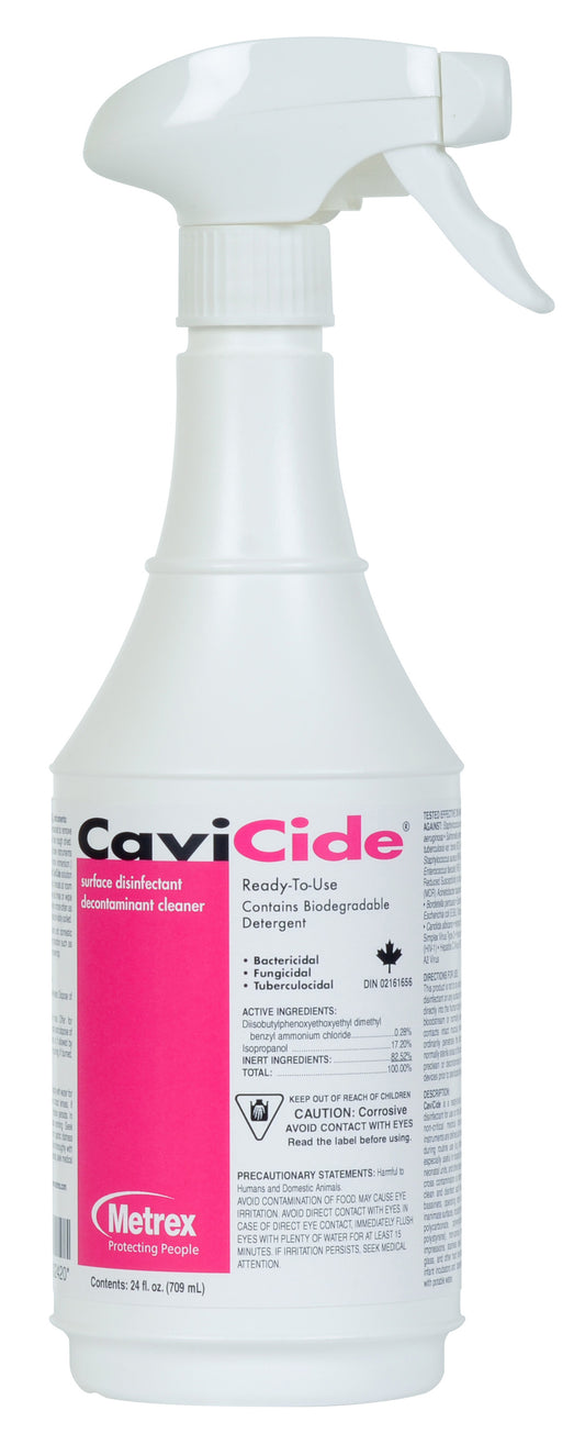 CAVICIDE DISINFECTANT SPRAY FOR HARD SURFACES 24 OZ BOTTLE