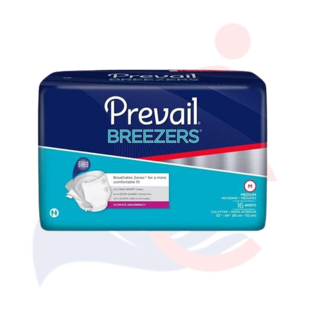 Prevail® Breezers: Ultimate Absorbency Adult Briefs  - Bariatric product image, SKU PV-094