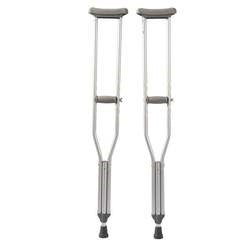 Adjustable Aluminum Axillary Walking Crutches Limited Mobility and Seniors