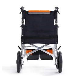 Ultra-Lite Aluminum Manual Wheelchair: Foldable 12-Inch Steel Frame, Lightweight Design