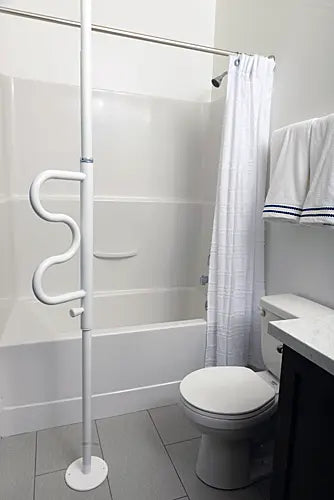 Product image for Stander Security Pole and Curve Grab Bar