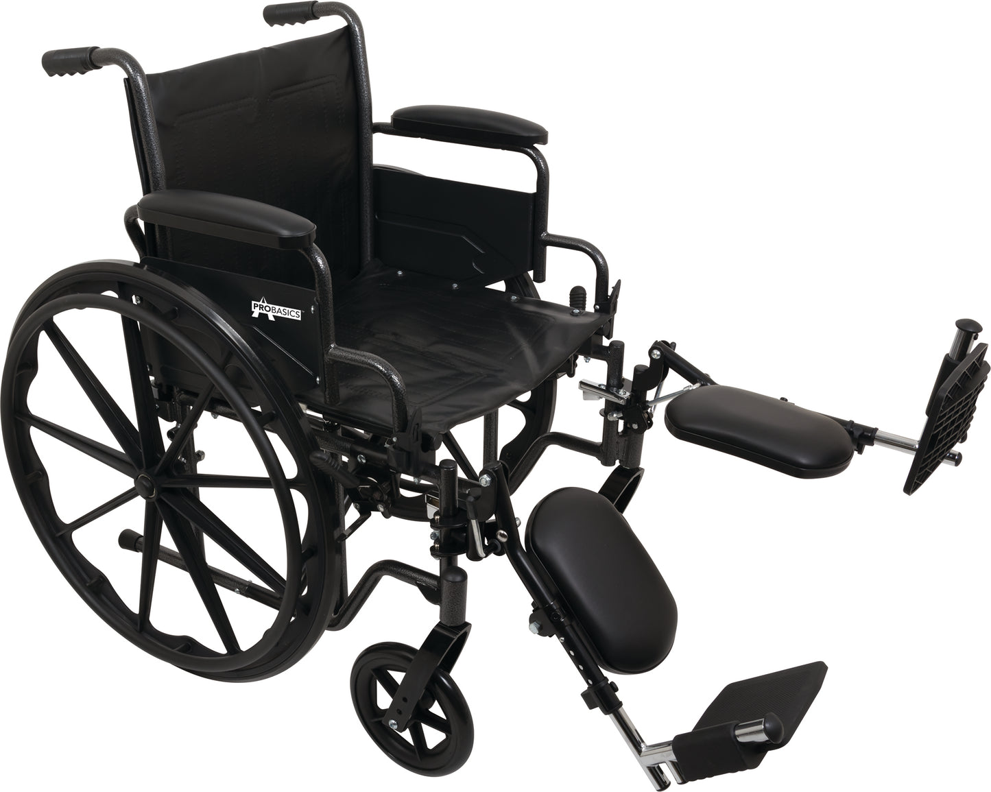 PROBASICS - K2 Wheelchair 18" w/ Elevating Legrests & Removable desk lenght arms