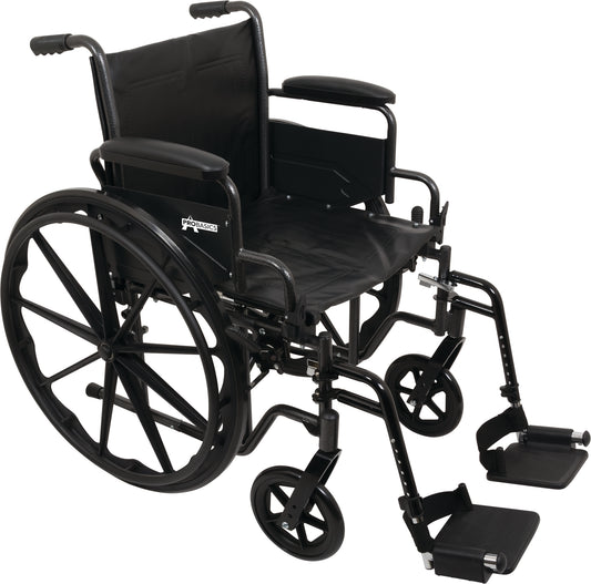 K2 WHEELCHAIR, 20 X 16 W/ REMOVABLE DESK LENGTH ARMS