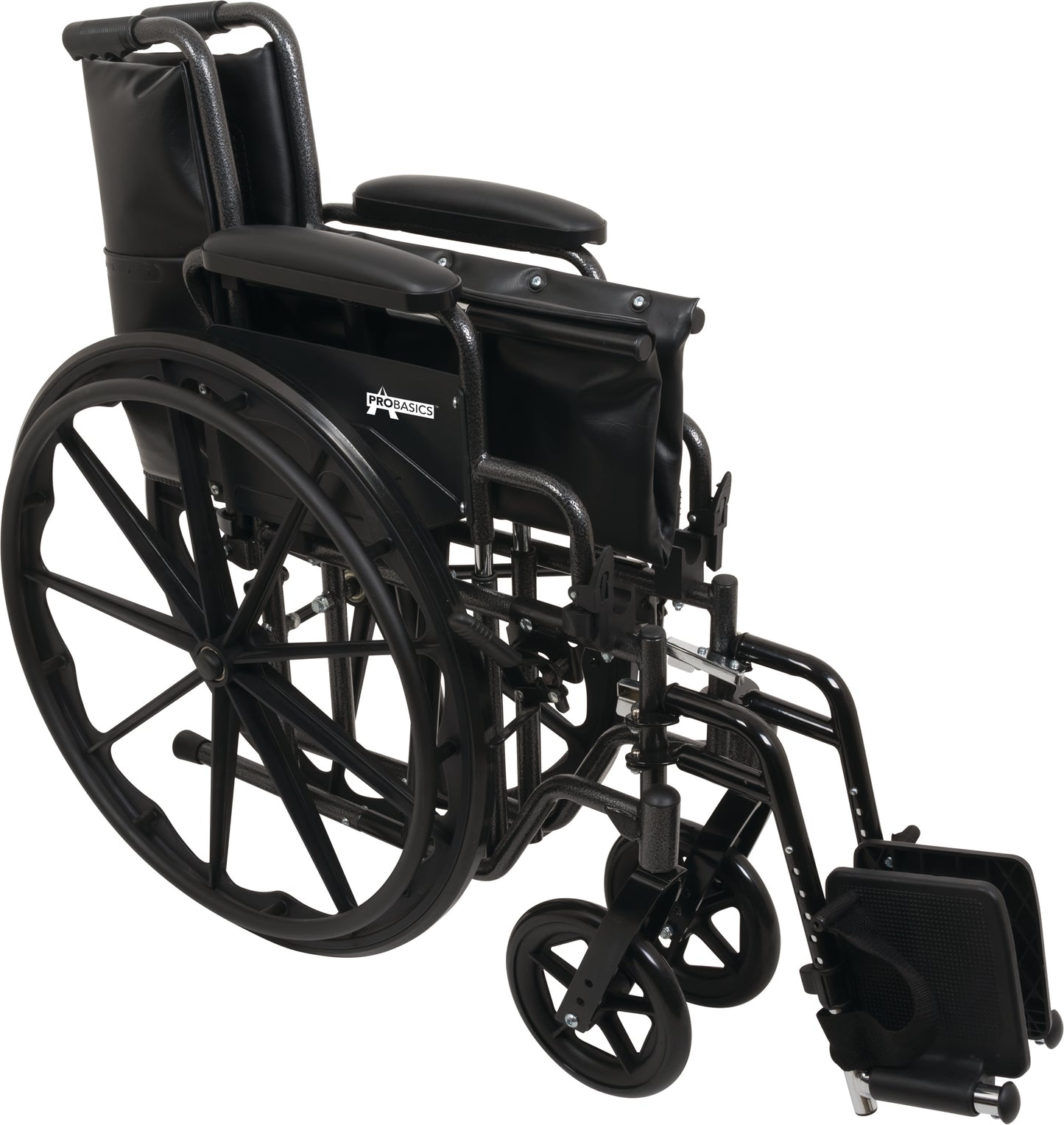 PROBASICS - K2 Wheelchair 18" w/ Elevating Legrests & Removable desk lenght arms