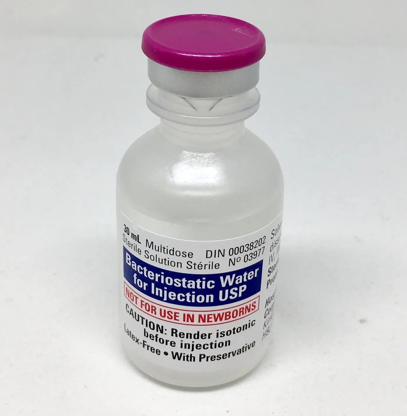 BACTERIOSTATIC WATER FOR INJECTION, 30ML