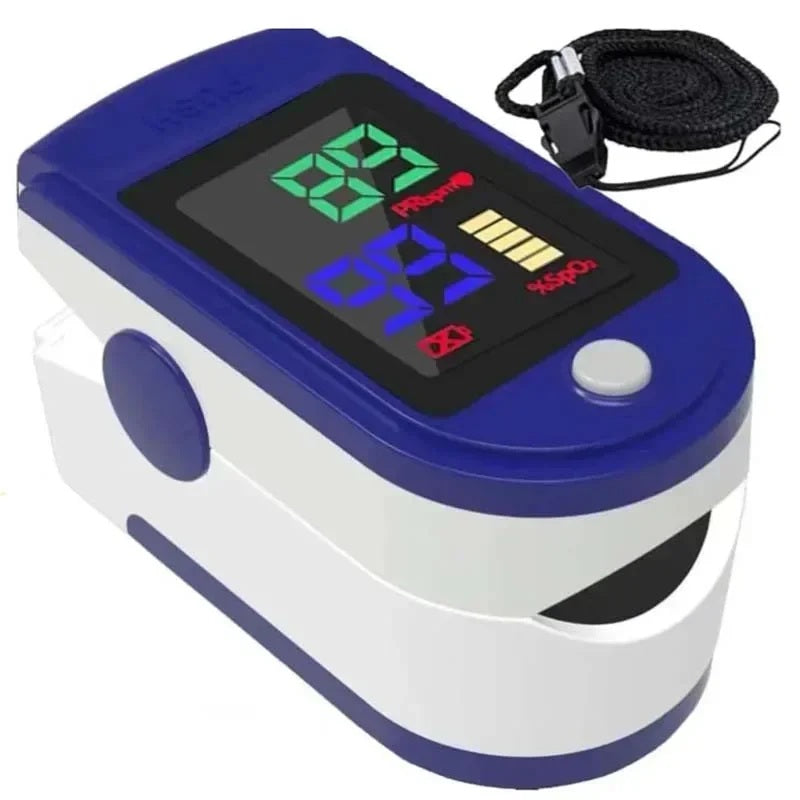 Portable Four-color Fingertip Oximeter Heart Rate Meter Calmedi.com