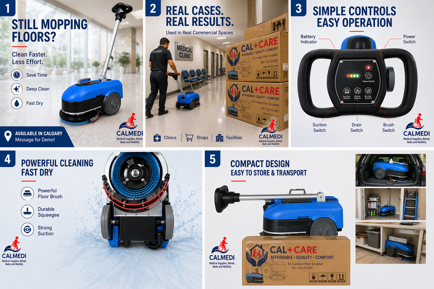 Emotor K3 Floor Scrubber