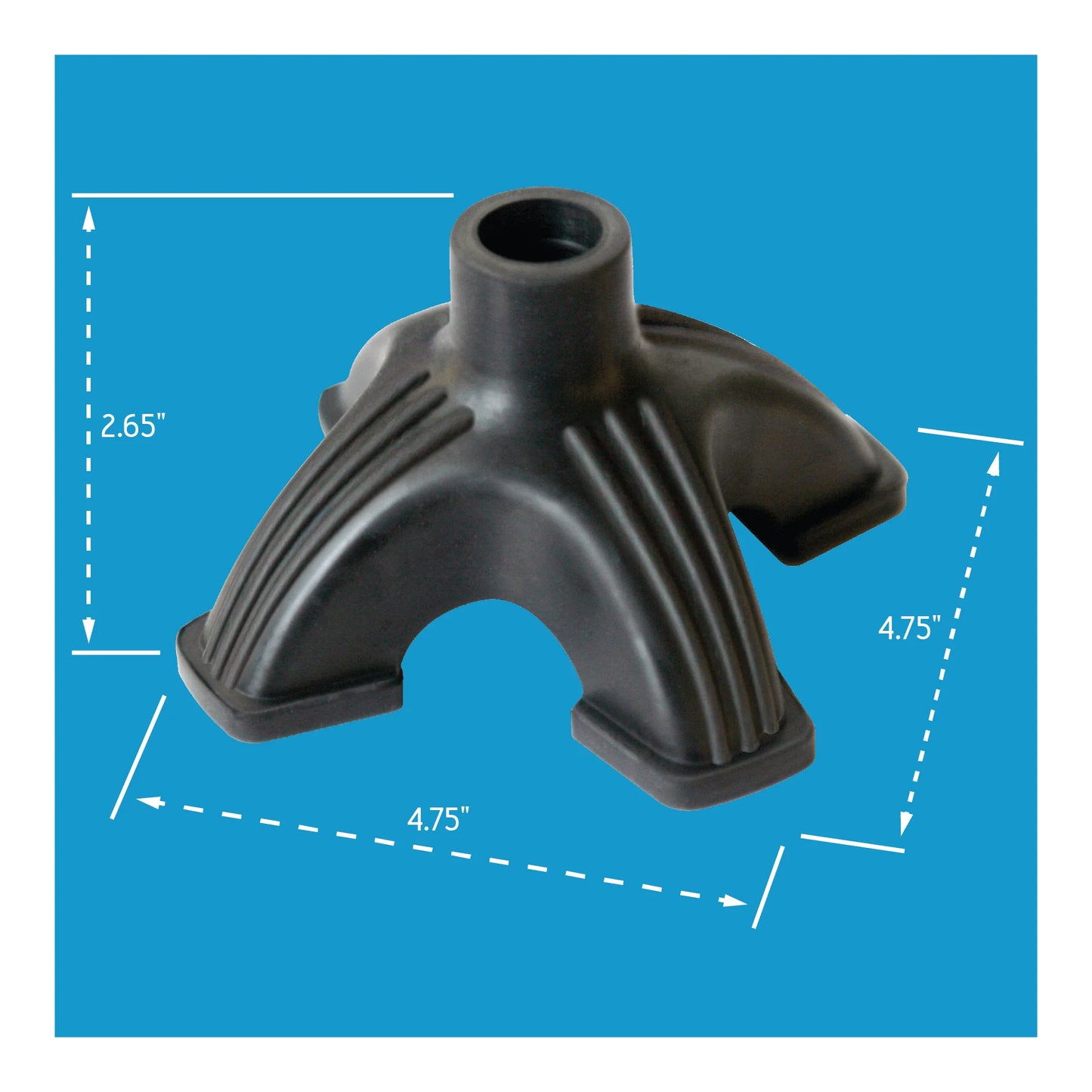 Carex Self Standing Cane Tip