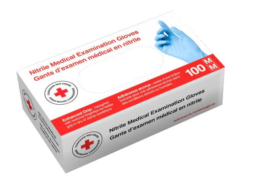 Canadian Red Cross Disposable Nitrile Gloves 100pcs