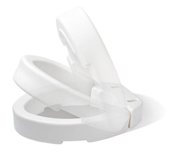 CAREX® Hinged Toilet Seat Riser Standard 3.5"
