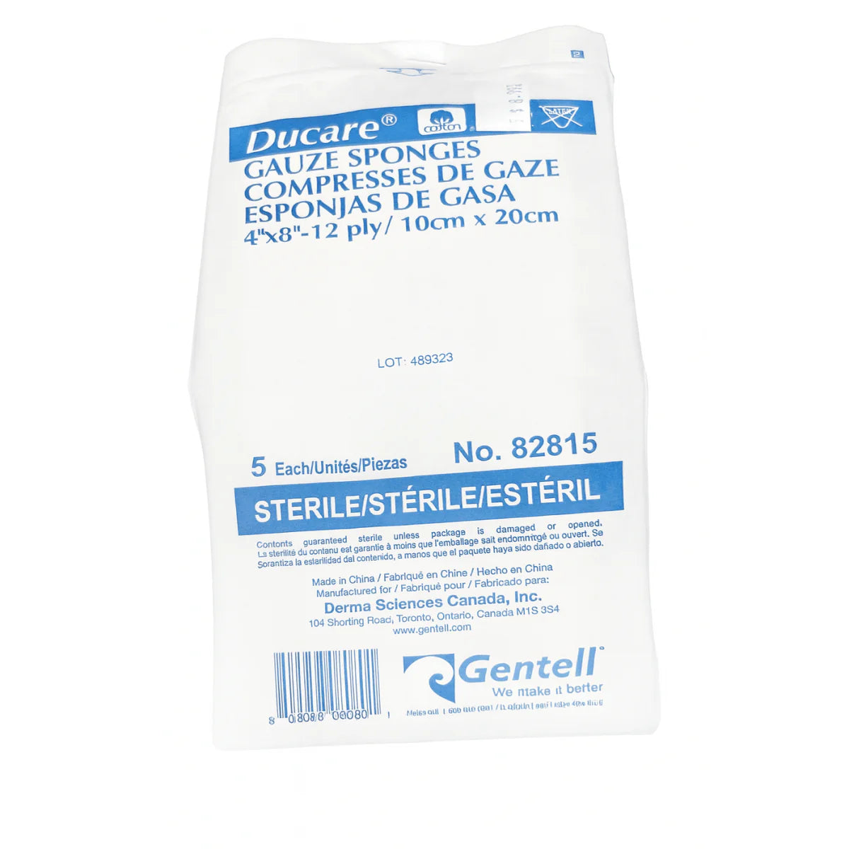 Ducare Woven Gauze Sponges, Sterile