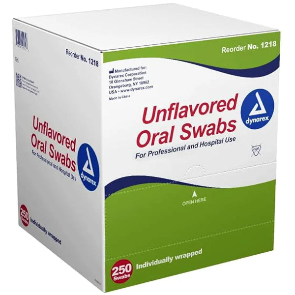 Dynarex Oral Swabstick Unflavored