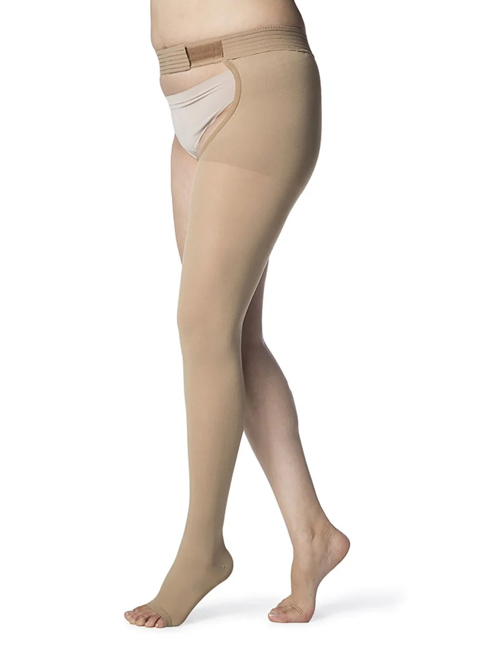 Sigvaris Opaque Thigh w/ Waist Attachment 20 - 30 mmHg