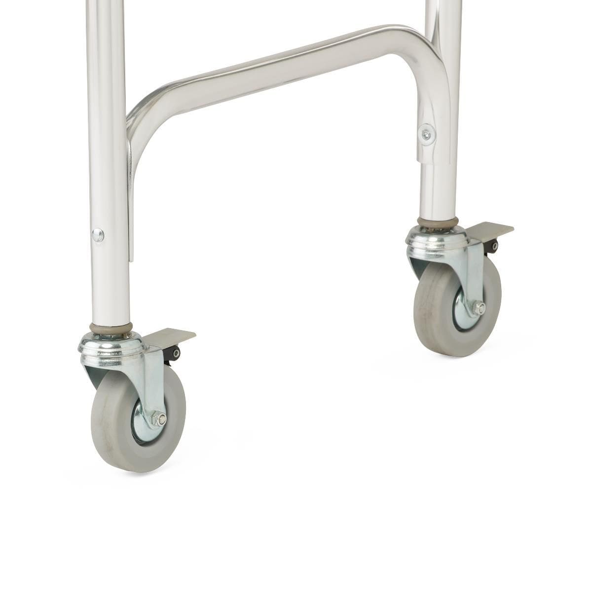 Medline Aluminum Elongated Commode with Wheels