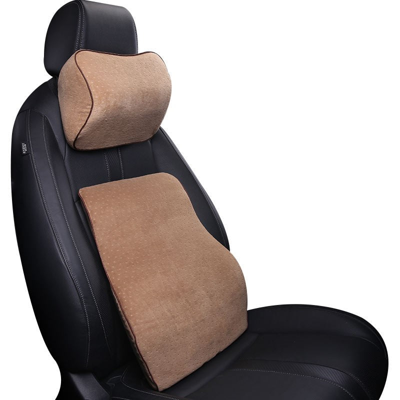 Orthopedic Car Seat Cushion Set: Adjustable Lumbar and Head Support