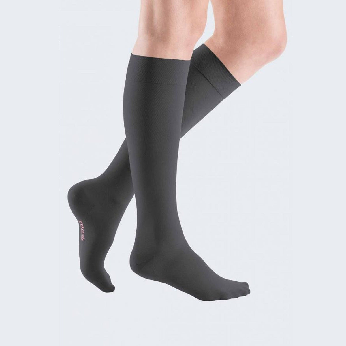 mediven elegance petite calf compression stocking 30-40 mmHg with silicone band
