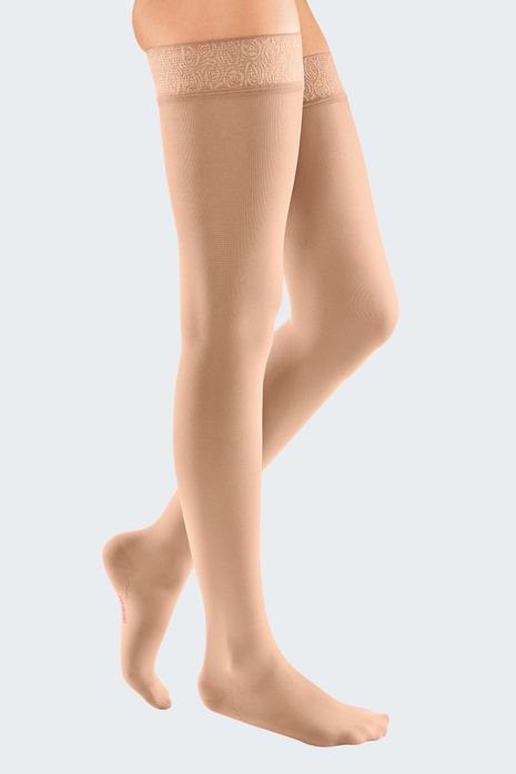 mediven elegance thigh-high compression stocking 20-30 mmHg