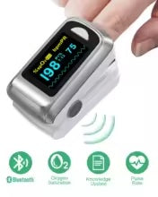 Health Tree Finger Pulse Oximeter, Bluetooth AA