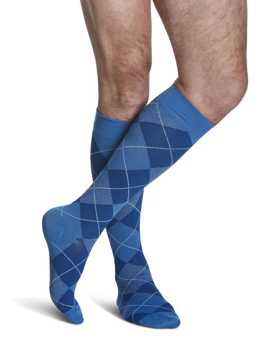 Sigvaris Style Microfiber Patterns Calf 20-30mmHg for Men