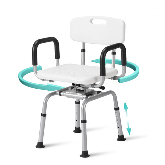 CalCare Aluminum Series - 360 Swivel Shower Chair