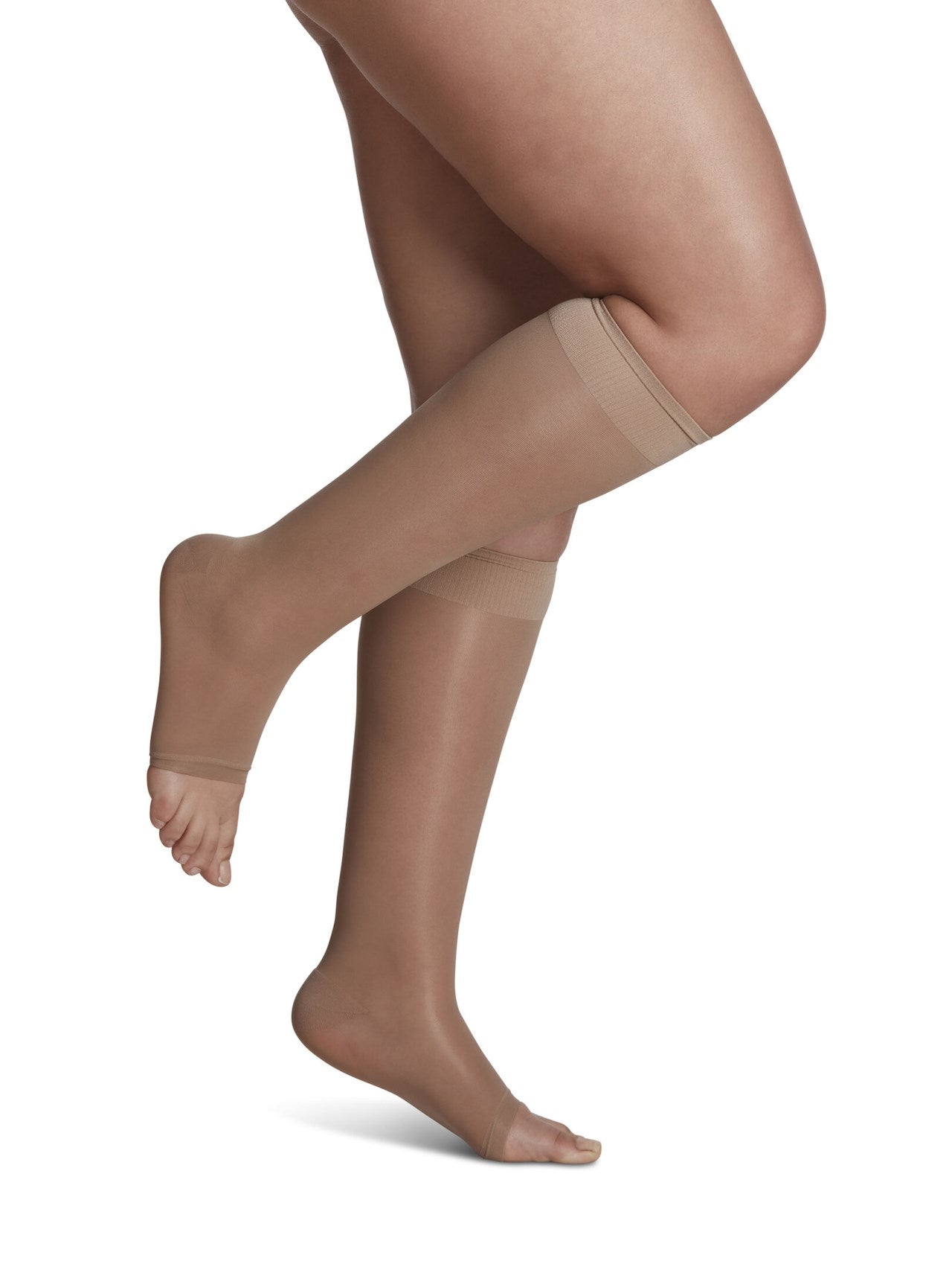 Sigvaris Sheer Fashion Calf 15 - 20 mmHg Open Toe