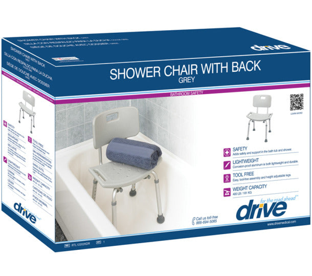 DRIVE™ - Deluxe Aluminum Bath Chair