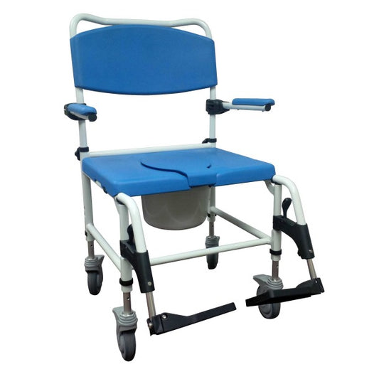 DRIVE™ - Bariatric Aluminum Rehab Shower Commode Chair