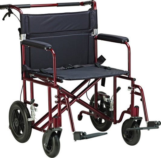 DRIVE™ - Bariatric Aluminum Transport Chair