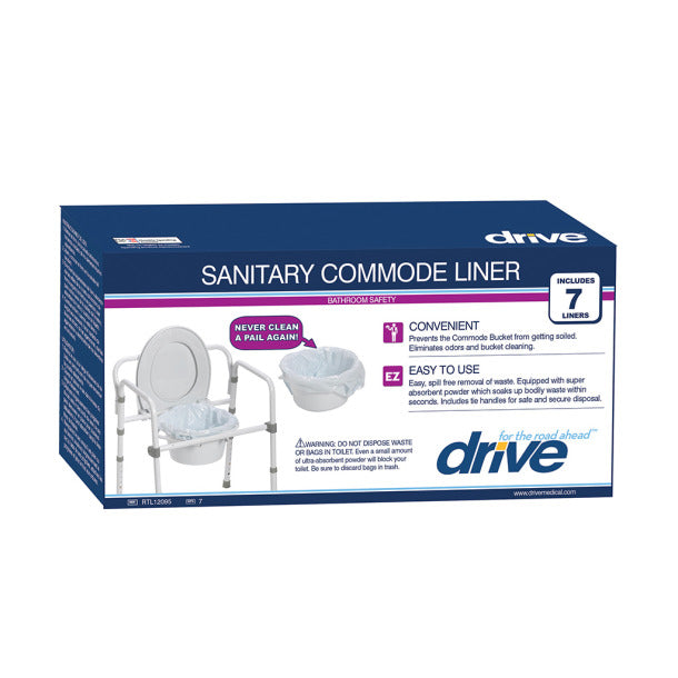 DRIVE™ - Super Absorbent Commode Pail Liners