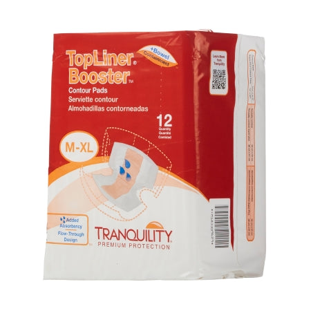Tranquility® Top Liner® Contour 13-1/2 X 21-1/2 Inch Heavy Absorbency Superabsorbant Core One Size Fits Most Adult Unisex Disposable