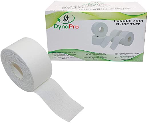 DynaPro Porous Zinc Oxide Tape – 15 Yd Roll