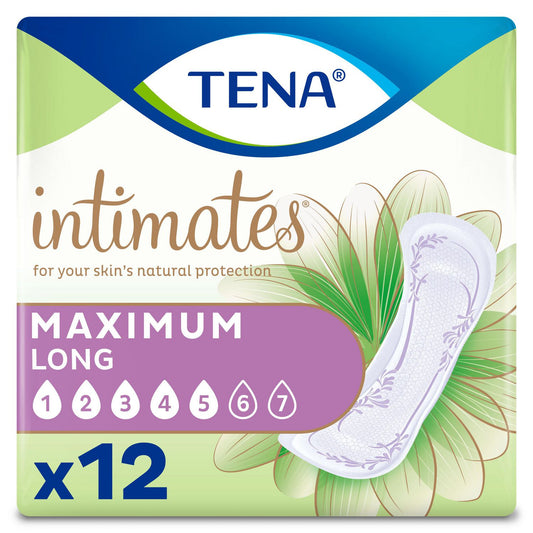 TENA® Intimates Heavy Long Length Pads - Pack of 12