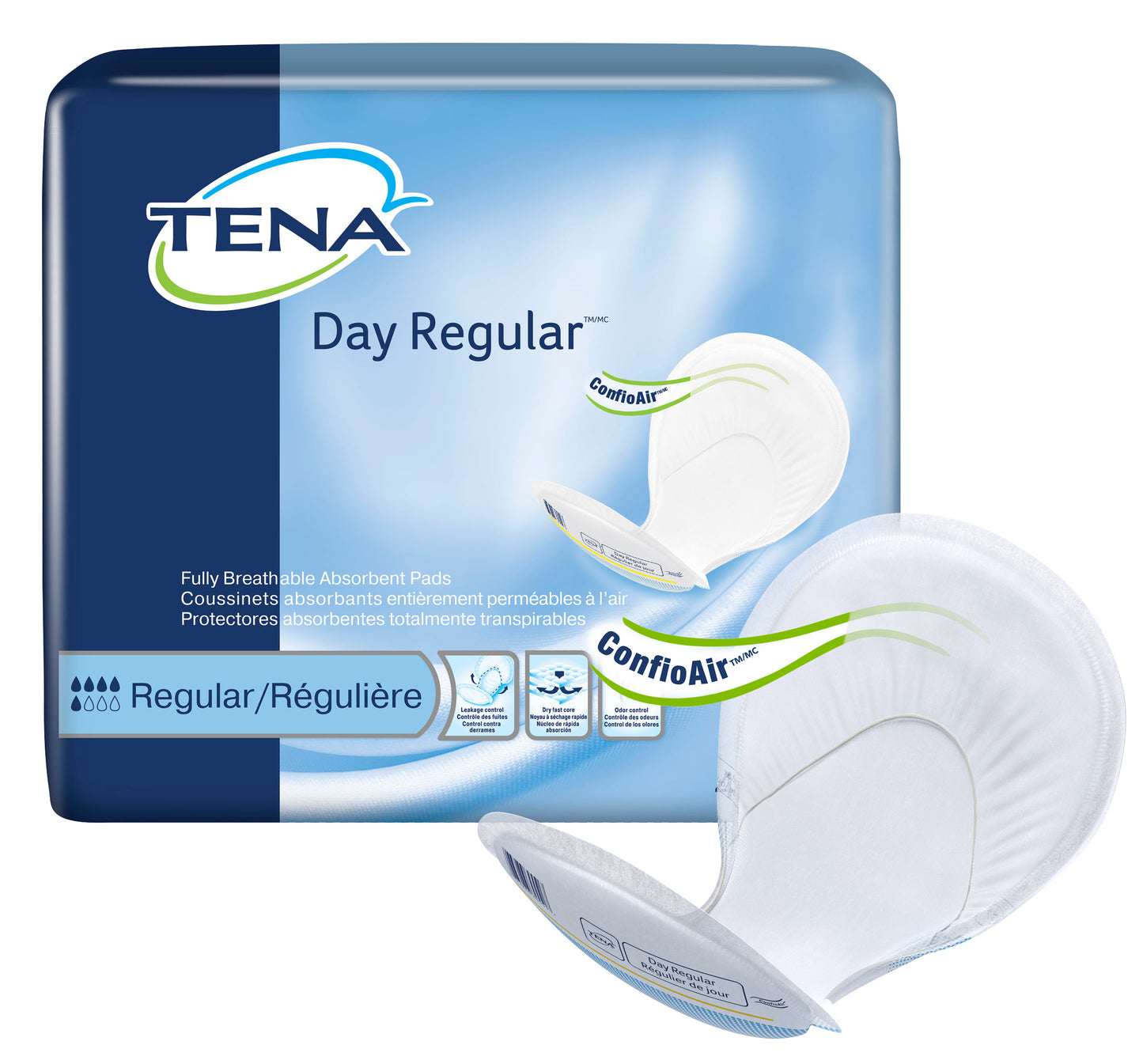 TENA® Day Regular Absorbent Pads - Pack of 46