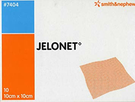 Smith & Nephew®- Jelonet Paraffin Gauze Dressing 10 x 10cm, 10/bx