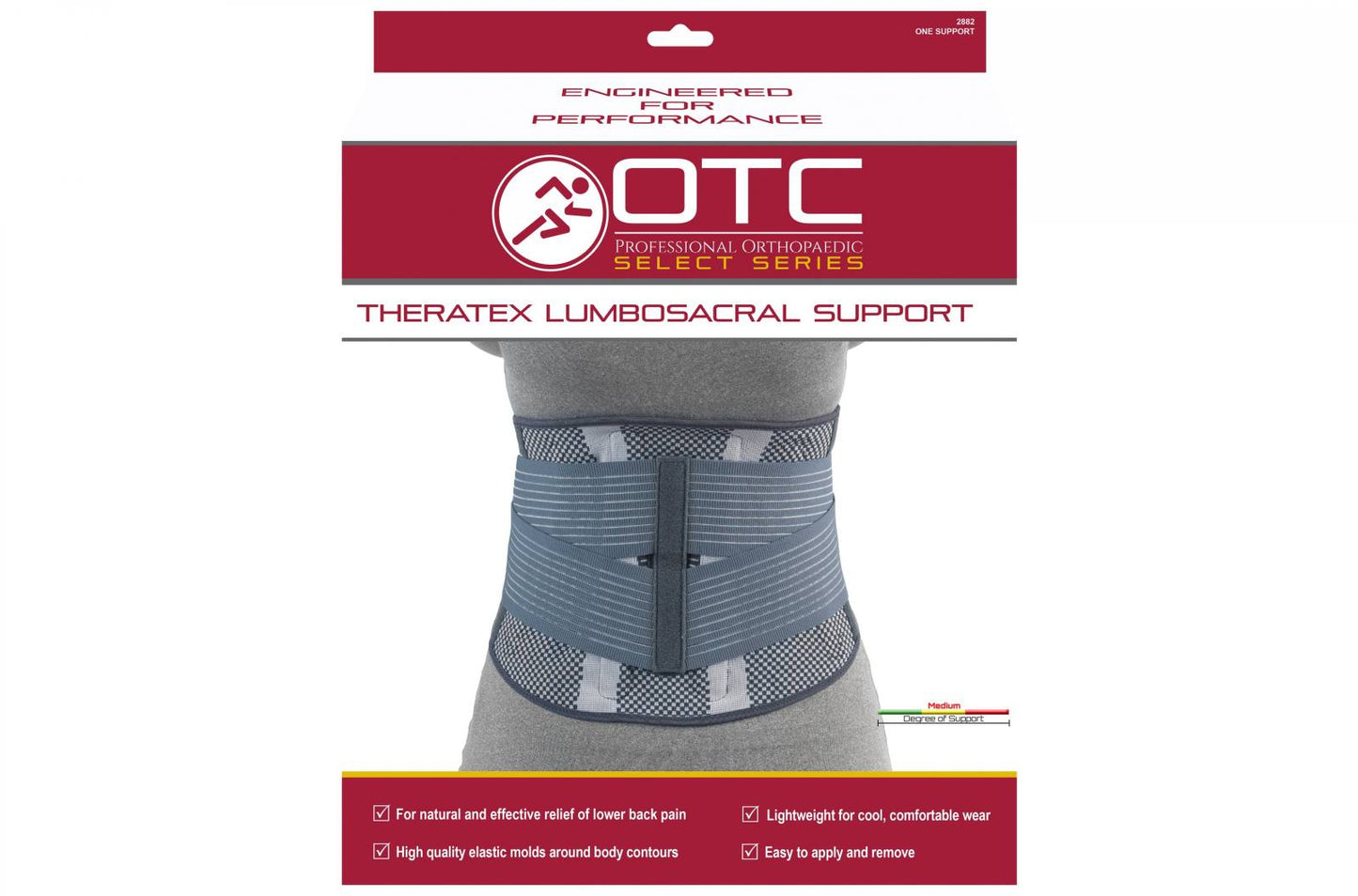 OTC THERATEX LUMBOSACRAL SUPPORT- FINAL SALE- CLEARANCE