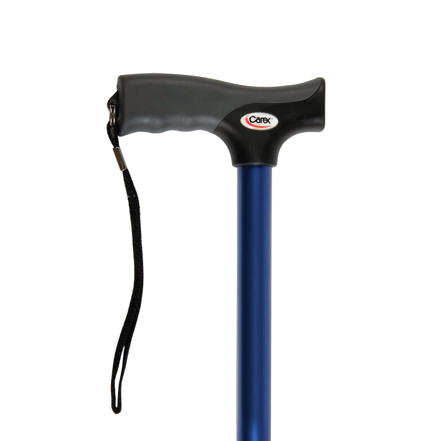 CAREX®-  Soft Grip Derby Cane (Metallic Blue)