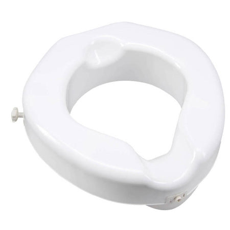 CAREX® Safe Lock Bariatric (500lb) Raised Toilet Seat (4"), Round