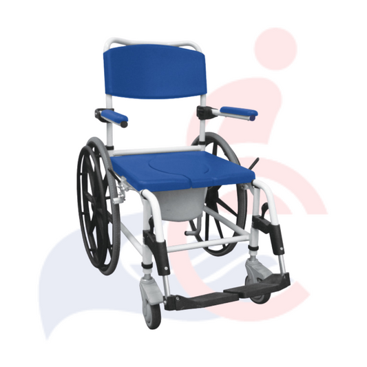 DRIVE™ - Aluminum Rehab Shower Commode Chair