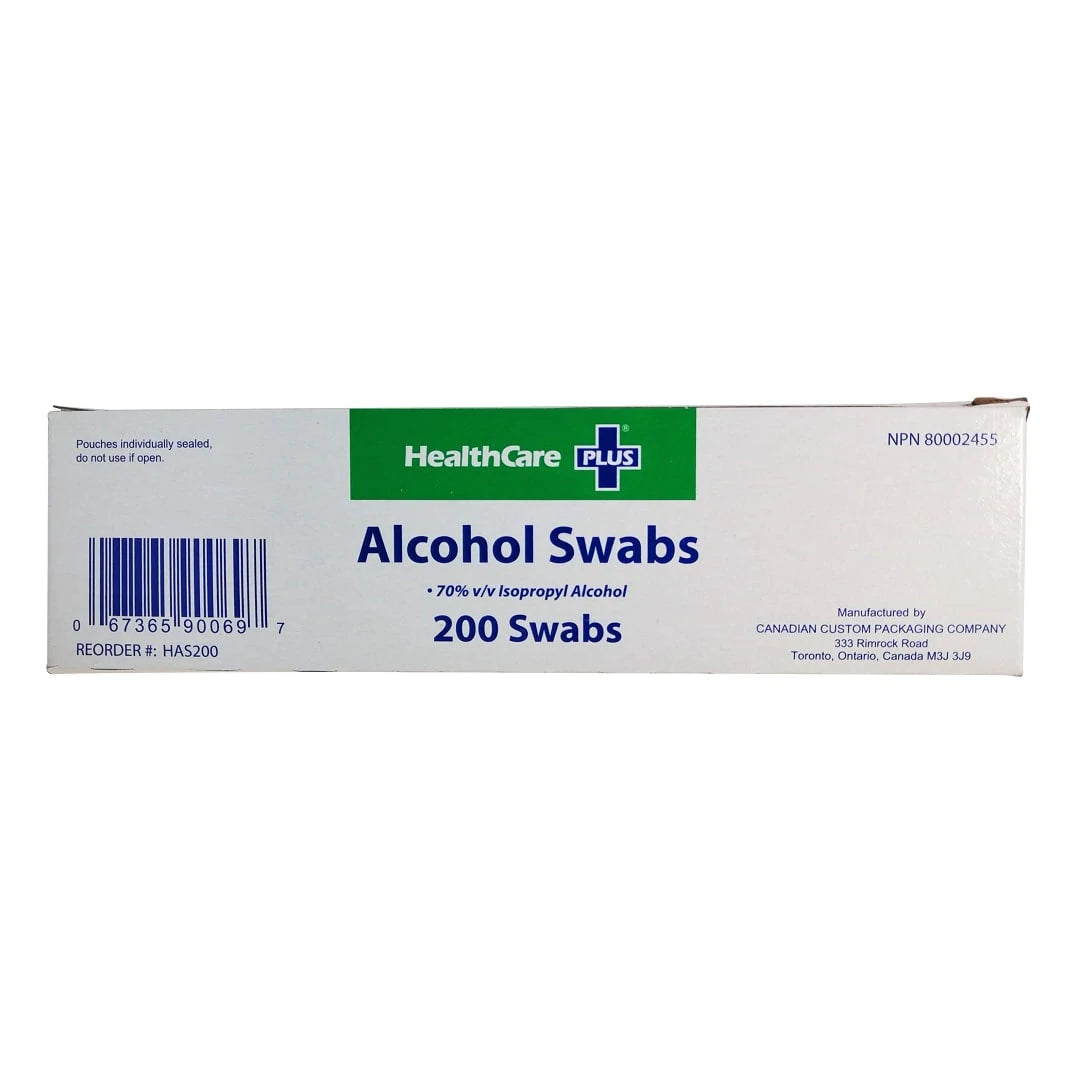 HealthCare Plus Alcohol Swabs