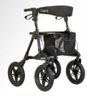 Ovation Air 4-Wheeled Walker w/ Air Tires (300lb Weight Capacity)