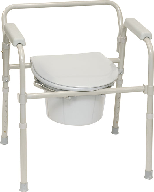 ProBasics™ Three-in-One Folding Commode with Full Seat
