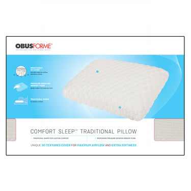 ObusForme® - Comfort Sleep Traditional Pillow