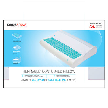 ObusForme® - Contour Thermagel Memory Foam Pillow