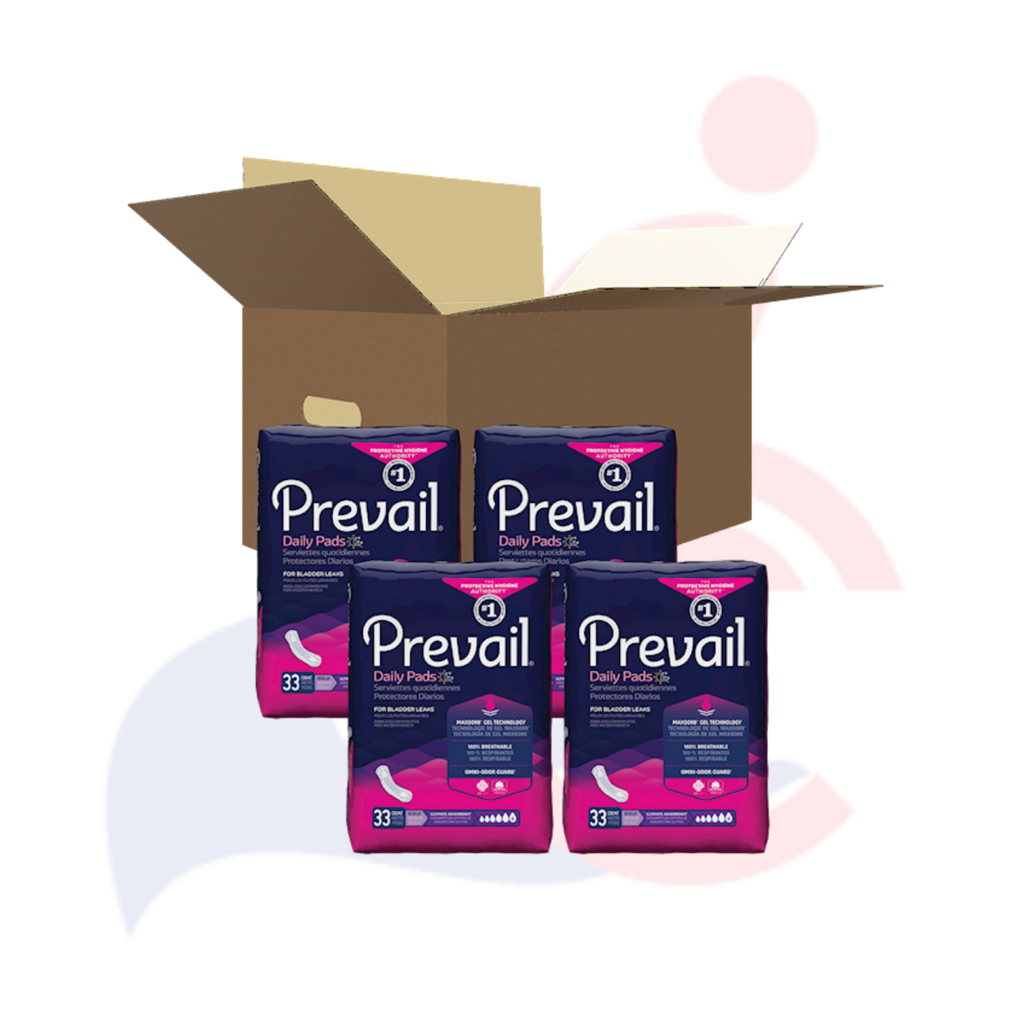 Prevail® Daily Female Pads - Ultimate
