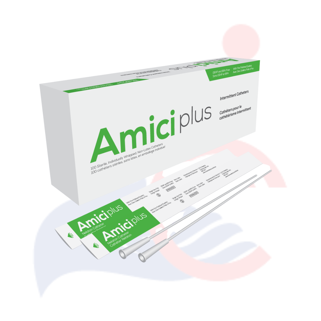 AMICI Plus - Nelaton Catheters - Male - Sterile (100/box)