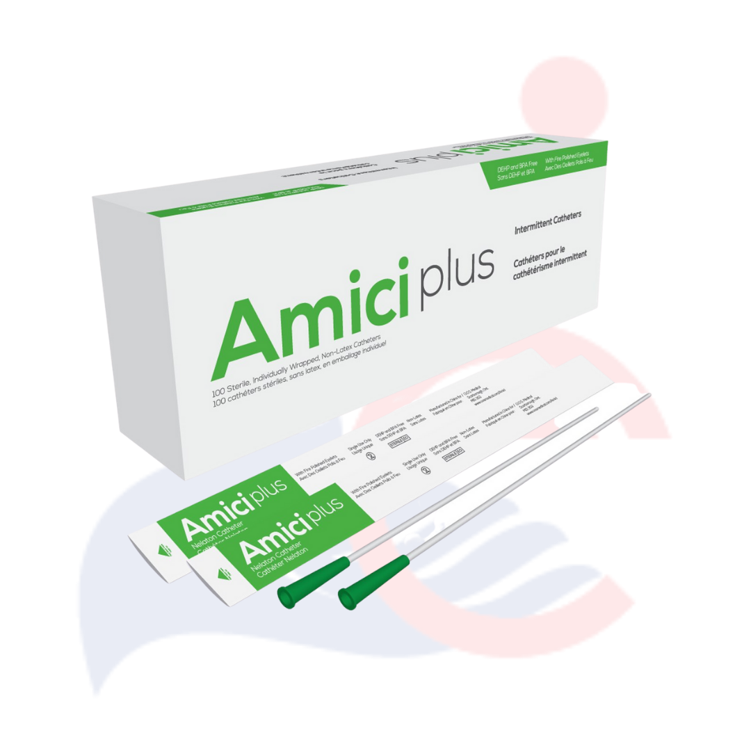 AMICI Plus - Nelaton Catheters - Male - Sterile (100/box)